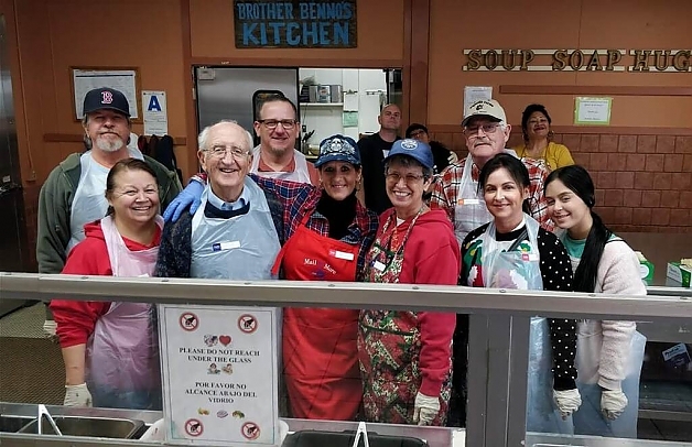  A group photo of volunteers at a Just Believe Foundation event